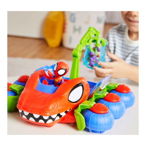 Spidey And His Amazing Friends Spidey + Dino + Carrossauro-aranha MARVEL HASBRO