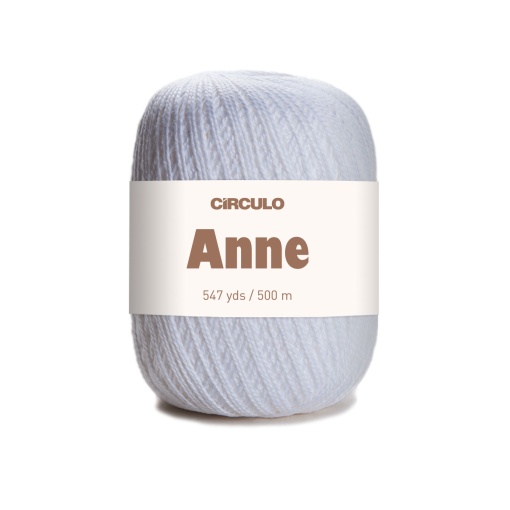 Fio de Crochet CÍRCULO Anne 500 147g Branco 8001