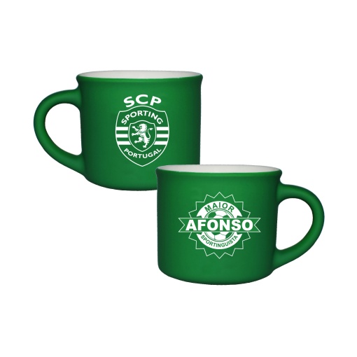 Chávena de café aveludada Sporting 80ml "Afonso"