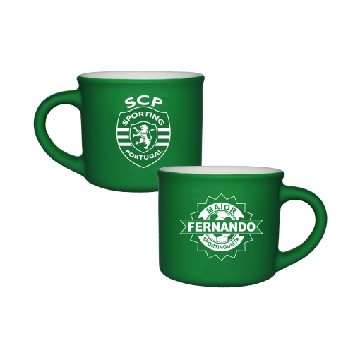 Chávena de café aveludada Sporting 80ml "Fernando"