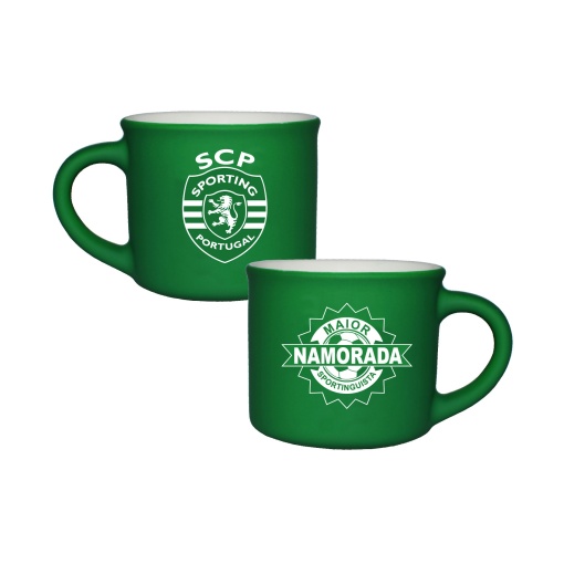 Chávena de Café Aveludada SPORTING 80ml "Namorada"