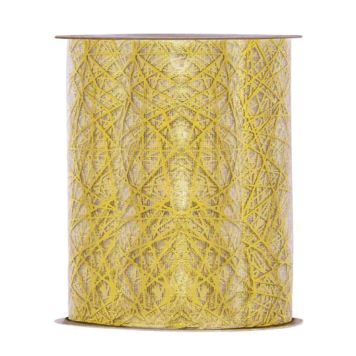 Fita de Organza MP Gold And Silver Organdy 100mmx20m Seraphine Dourado 04
