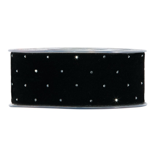 Fita de Tecido MP Xmas Diamonds 40mmx10m Preto 19