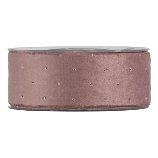 Fita de Tecido MP Xmas Diamonds 40mmx10m Rosa Velho 20