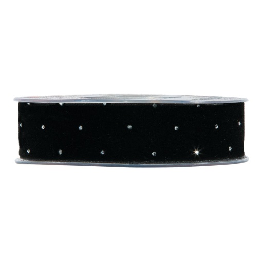 Fita de Tecido MP Xmas Diamonds 25mmx10m Preto 19