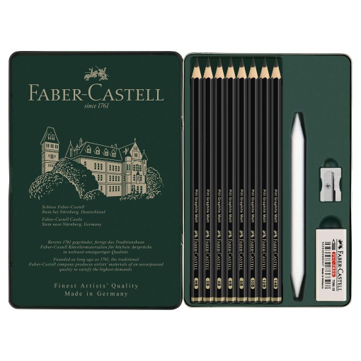 Conjunto de Desenho FABER-CASTELL Pitt Matt 11 Peças