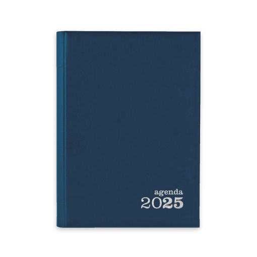 Agenda Diária A5 2025 AMBAR Classic Azul