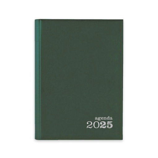 Agenda Diária A5 2025 AMBAR Classic Verde