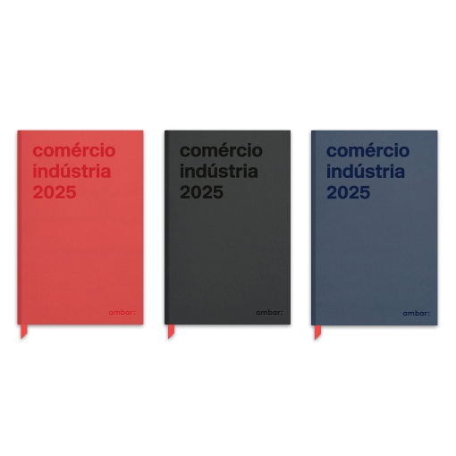 Agenda Diária A4 2025 AMBAR Comércio & Indústria Sortido