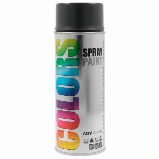 Tinta Spray Acrílica COLORS Cinza RAL 7024 400ml