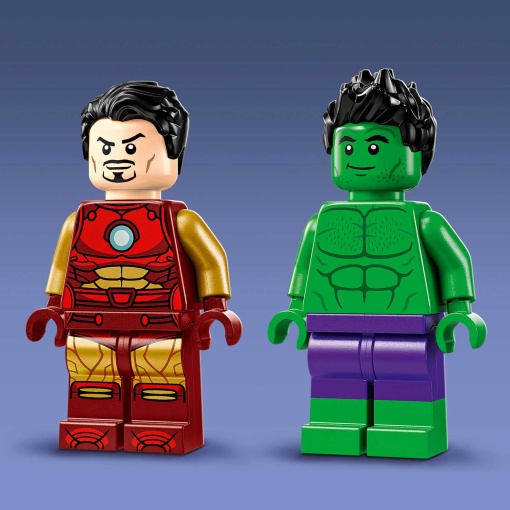 LEGO MARVEL Iron Man com Mota e Hulk 76287