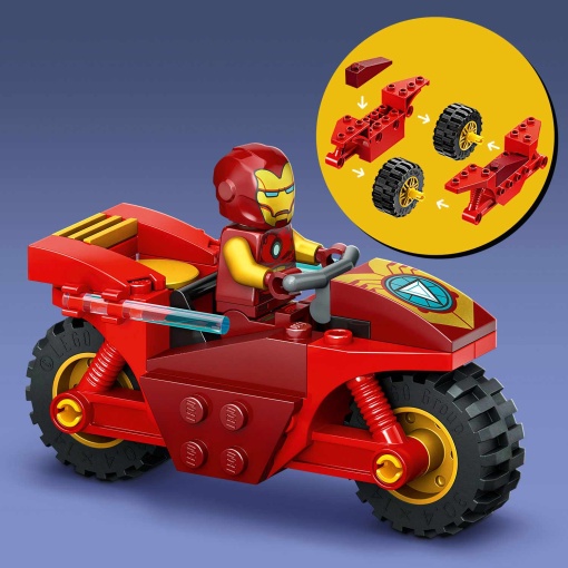 LEGO MARVEL Iron Man com Mota e Hulk 76287