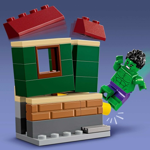 LEGO MARVEL Iron Man com Mota e Hulk 76287