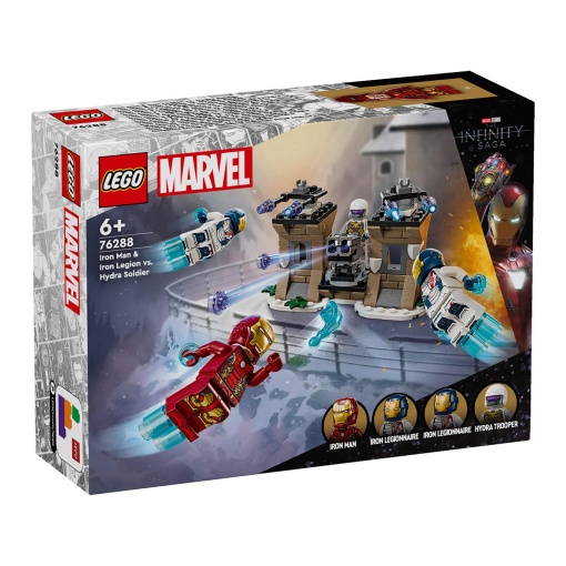 LEGO MARVEL Iron Man e Legião de Ferro Vs. Soldado da Hydra 76288