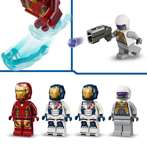 LEGO MARVEL Iron Man e Legião de Ferro Vs. Soldado da Hydra 76288