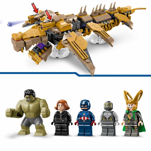 LEGO MARVEL Os Vingadores Vs. Leviathan 76290