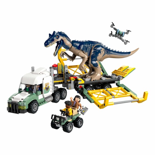 LEGO Jurassic World Missões de Dinossauros: Camião de Transporte de Alossauro 76966