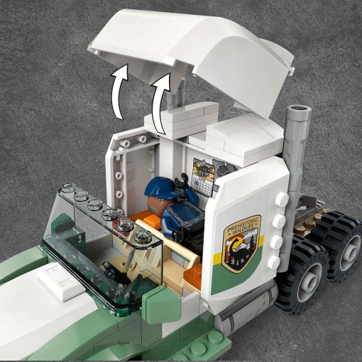 LEGO Jurassic World Missões de Dinossauros: Camião de Transporte de Alossauro 76966
