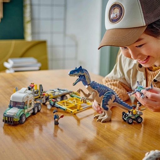LEGO Jurassic World Missões de Dinossauros: Camião de Transporte de Alossauro 76966