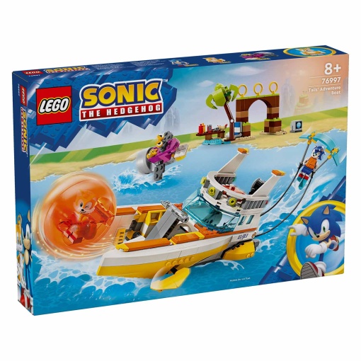 LEGO SONIC The Hedgehog Barco de Aventura de Tails 76997