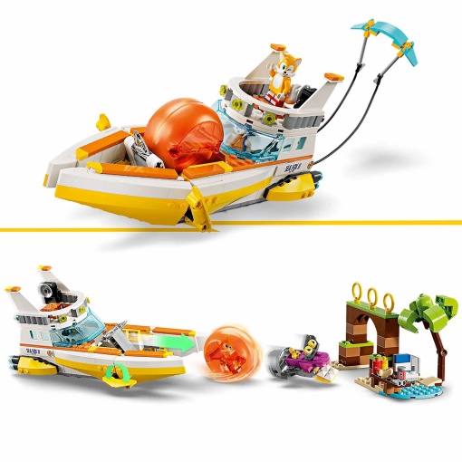 LEGO SONIC The Hedgehog Barco de Aventura de Tails 76997