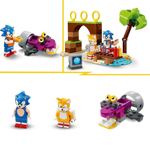 LEGO SONIC The Hedgehog Barco de Aventura de Tails 76997