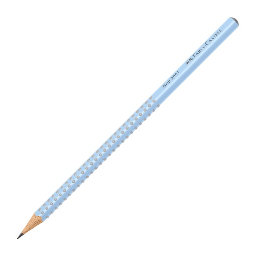 Lápis Grafite FABER-CASTELL Grip 2001 2B Nº 0 Azul Céu Anti-stress