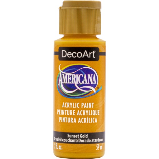Tinta Acrílica DECOART Americana Dourado Sunset DA405-3 59ml