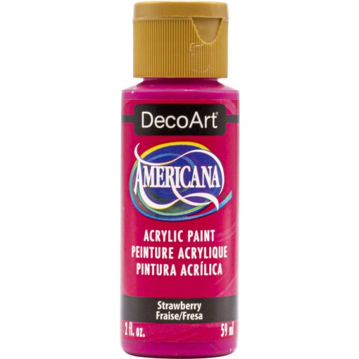 Tinta Acrílica DECOART Americana Morango DA416-3 59ml