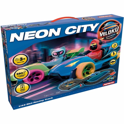 Pista de Carros Veloku Racers Cidade Neon