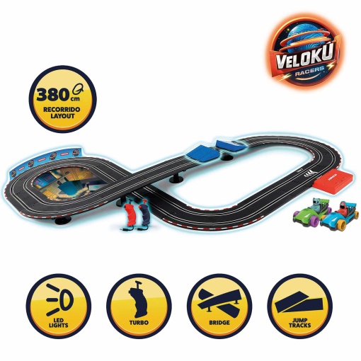 Pista de Carros Veloku Racers Cidade Neon