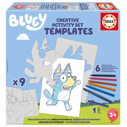 BLUEY CREATIVE Activity Set - Templates EDUCA