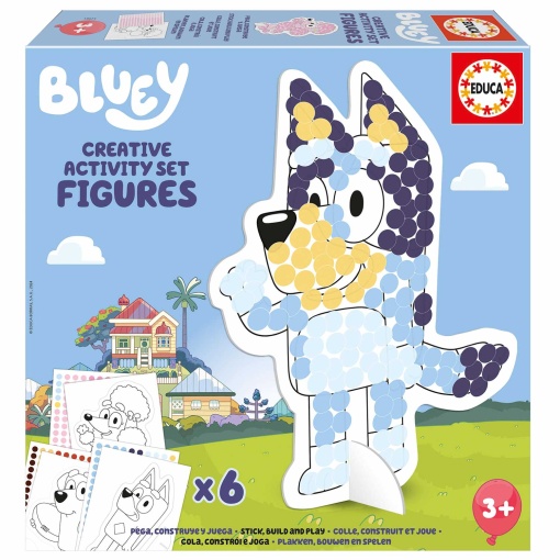BLUEY CREATIVE Activity Set - Figuras EDUCA
