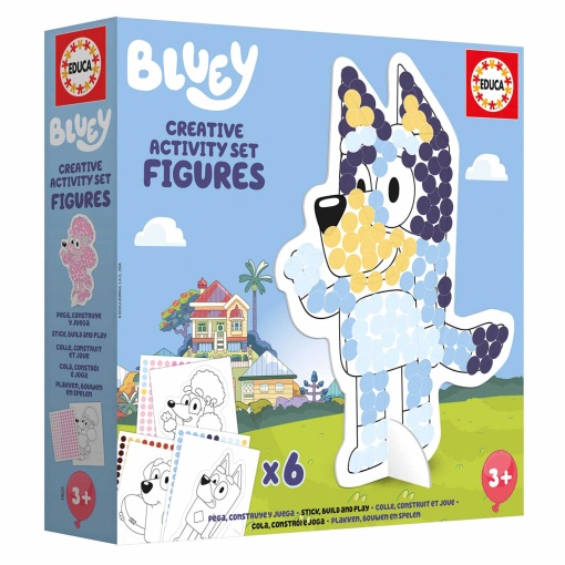 BLUEY CREATIVE Activity Set - Figuras EDUCA