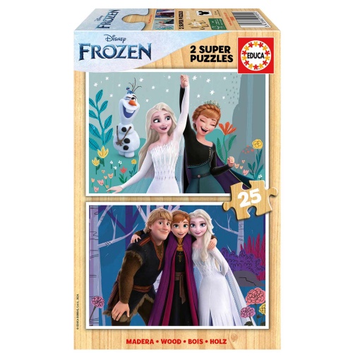 Puzzle EDUCA 2x25 peças DISNEY FROZEN
