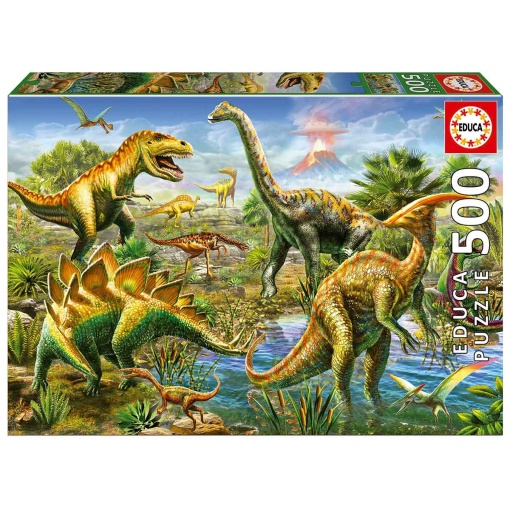 Puzzle EDUCA 500 peças Parque Jurássico