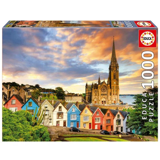 Puzzle EDUCA 1000 peças Catedral de Cobh, Irlanda