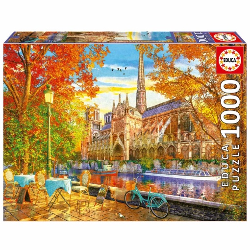 Puzzle EDUCA 1000 peças Outono em Notre Dama