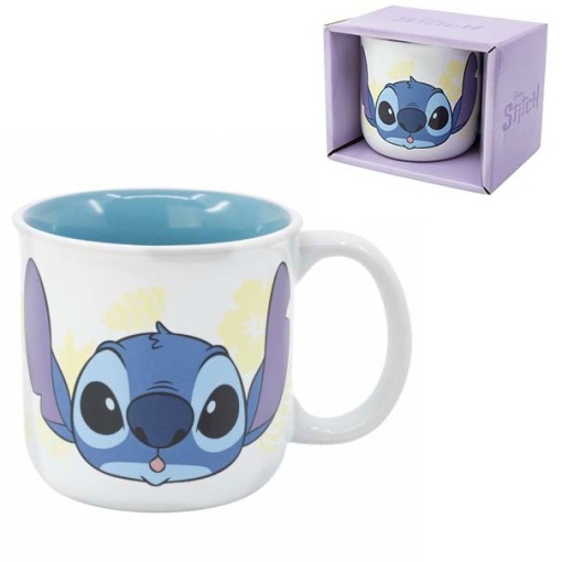 Caneca de cerâmica Disney Stitch 400ml
