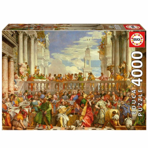 Puzzle EDUCA 4000 peças As Bodas de Cana, PAOLO Veronese