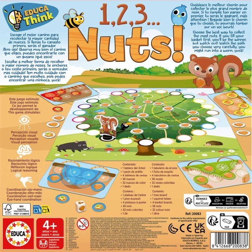 1,2,3 Nuts EDUCA Think