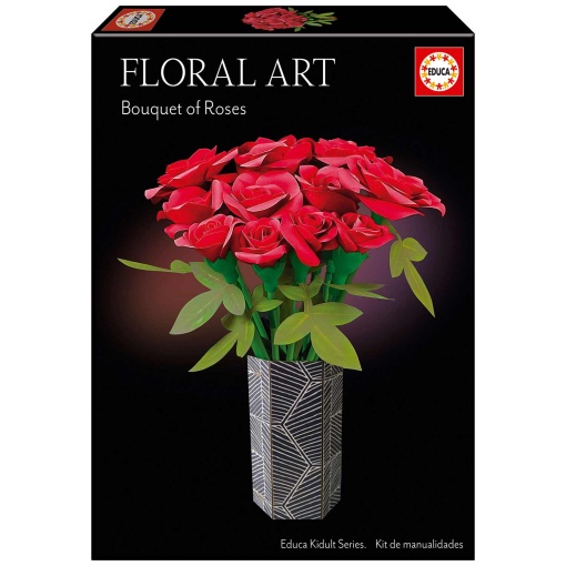 Arte floral - Bouquet de rosas EDUCA