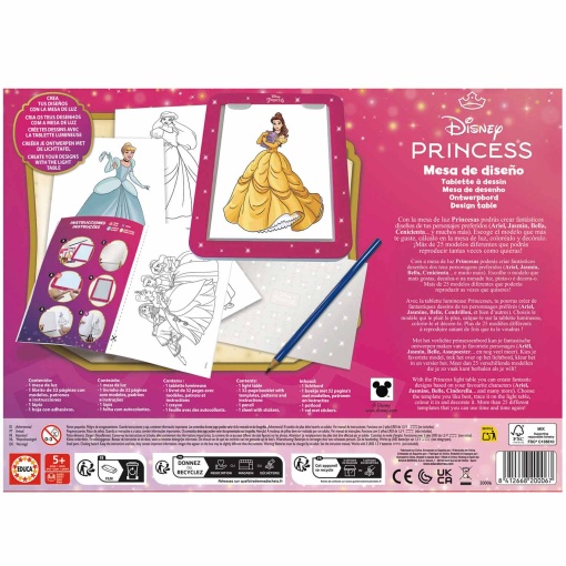 Mesa de desenho DISNEY PRINCESS EDUCA