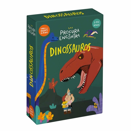 Brain Away - Procura e Encontra Dinossauros THE HAPPY GANG