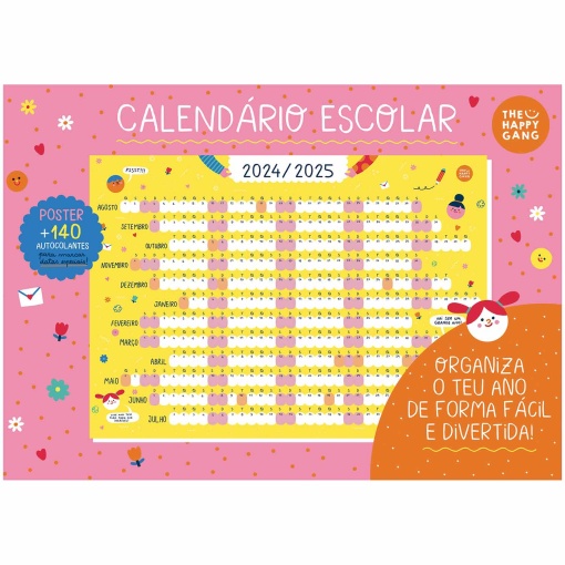 Calendário Escolar Anual 2024/25 The HAPPY Gang