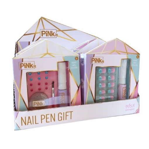 Conjunto para Decorar Unhas com Caneta NICE PINK It