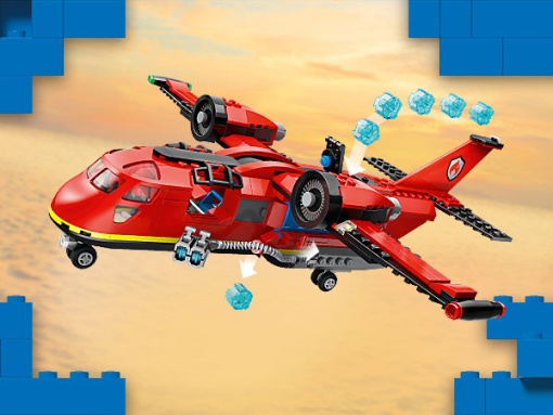 LEGO City Avião de Resgate dos Bombeiros 60413