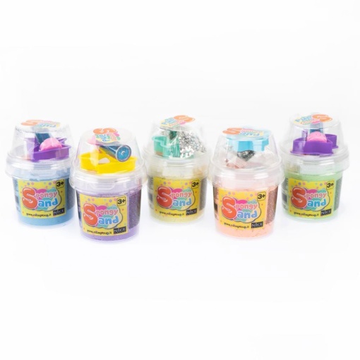 Areia mágica com acessórios NICE SPONGY SAND 150g sortido
