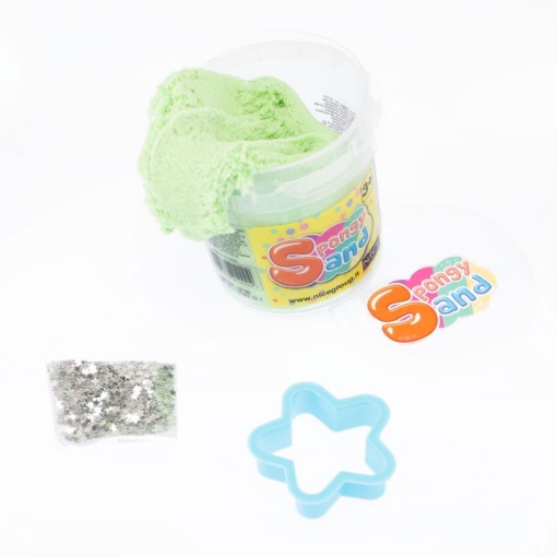 Areia mágica com acessórios NICE SPONGY SAND 150g sortido