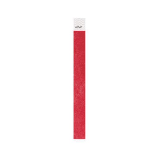 Pulseira de Identificação Inviolável Vermelho